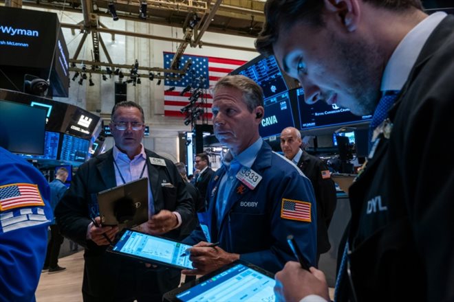 Des opérateurs du New York Stock Exchange