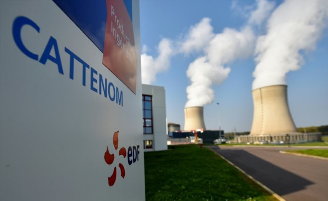 Le site de la centrale de Cattenom en Moselle, le 17 octobre 2017