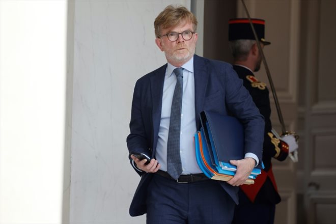 Le ministre de l'Agriculture Marc Fesneau à l'Elysée, le 24 avril 2024