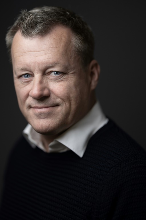 Jesper Brodin, PDG du groupe Ingka, la holding qui regroupe la plupart des magasins Ikea dans le monde, lors d'une séance photo à Paris, le 11 mai 2023