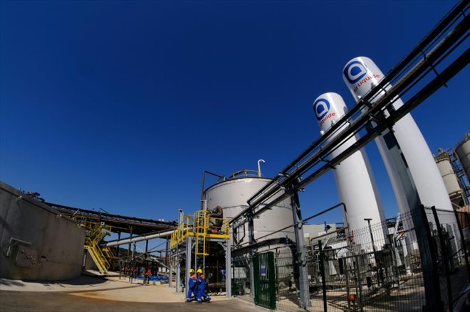 L'usine Alteo à Gardanne, le 22 mars 2019 dans les Bouches-du-Rhône