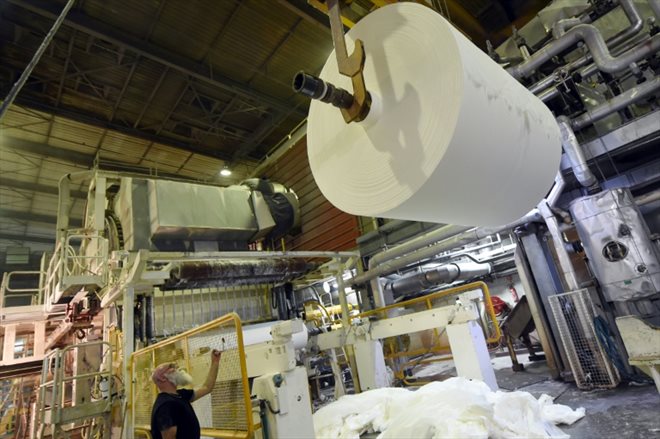 Entre 10% et 20% des coûts de production d'une usine de papier sont consacrés au gaz et à l'électricité