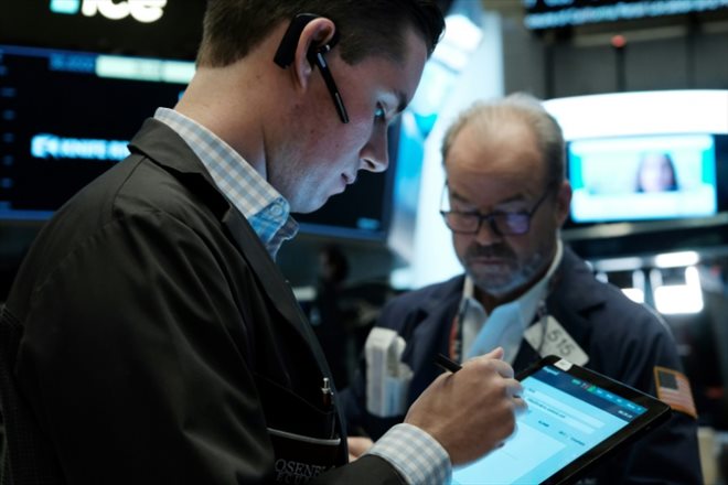 Des opérateurs du New York Stock Exchange