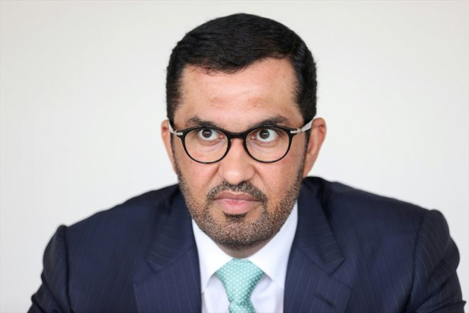 Sultan Al Jaber le 13 juillet 2023 à Bruxelles