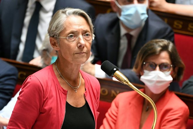 La Première ministre Elisabeth Borne à l'Assemblée nationale, le 11 juillet 2022 