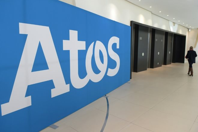 Le siège d'Atos à Bezons, près de Paris, le 4 avril 2019