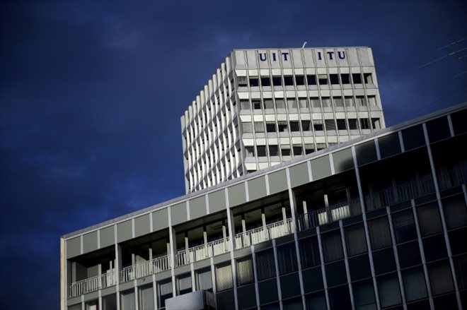 Le siège de l'Union internationale des télécommunications (UIT) en novembre 2013 à Genève