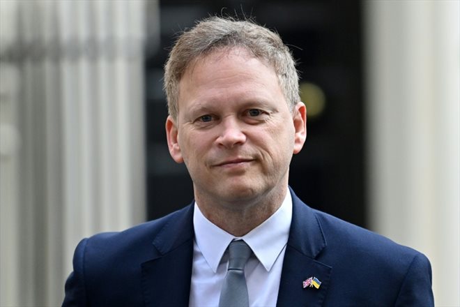 Le ministre des Transports britannique Grant Shapps, à Londres le 8 mars 2022