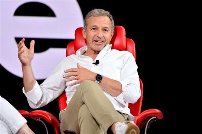 Bob Iger lors d'une conférence à Beverly Hills en Californie le 7 septembre