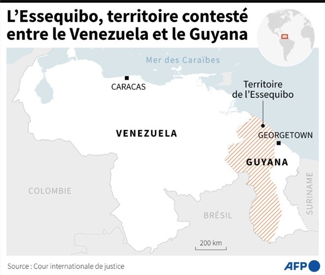 L'Essequibo, territoire contesté entre le Venezuela et le Guyana