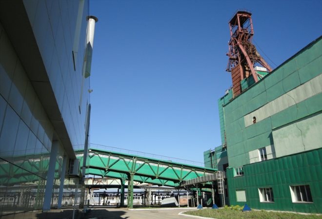 L'usine Uralkali, entreprise russe d'engrais à Berezniki, dans l'Oural, à plus de 1 200 kilomètres à l'est de Moscou, le 28 mai 2013
