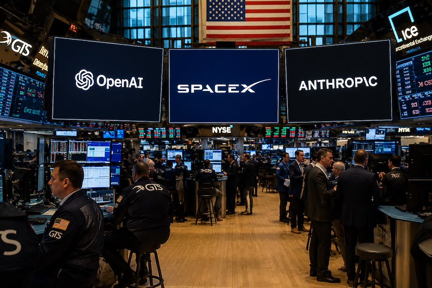 Wall Street IPO SpaceX OpenAI