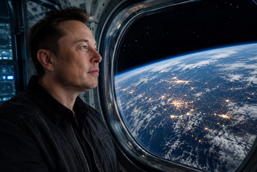 Elon Musk station spatiale
