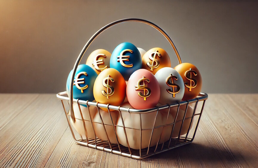 oeufs dans le même panier bourse